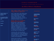 Tablet Screenshot of ceo.ethicsworkshop.com