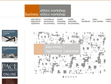 Tablet Screenshot of ethicsworkshop.org